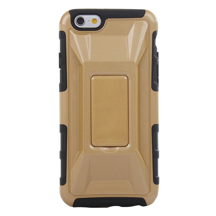 3D Sports Car Pattern PC + TPU Combination Case with Holder for iPhone 6 & 6S