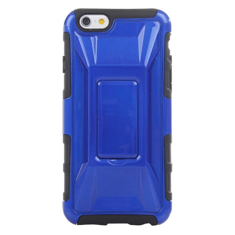 3D Sports Car Pattern PC + TPU Combination Case with Holder for iPhone 6 & 6S