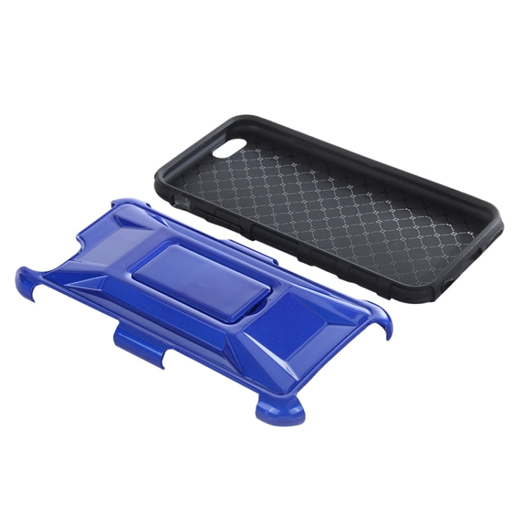 3D Sports Car Pattern PC + TPU Combination Case with Holder for iPhone 6 & 6S