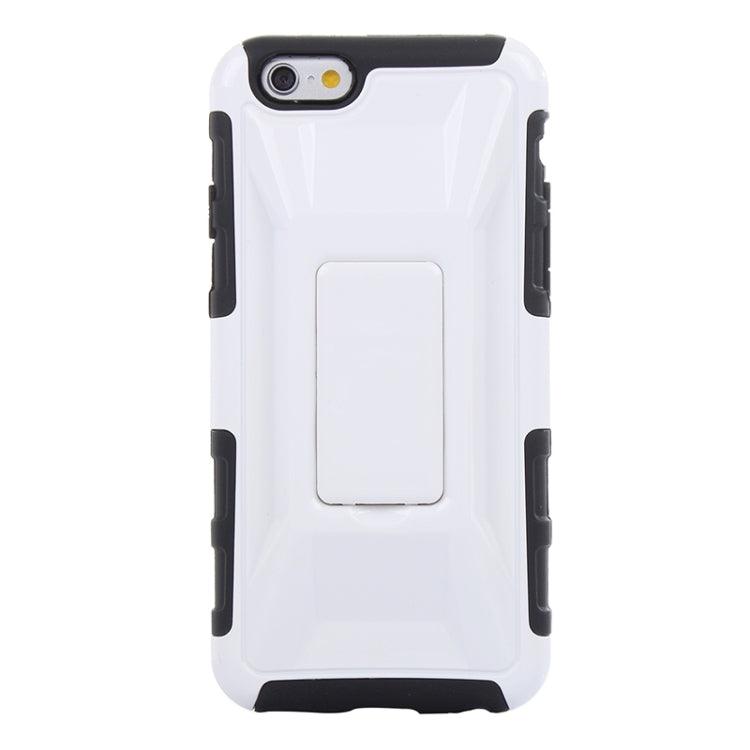 3D Sports Car Pattern PC + TPU Combination Case with Holder for iPhone 6 & 6S