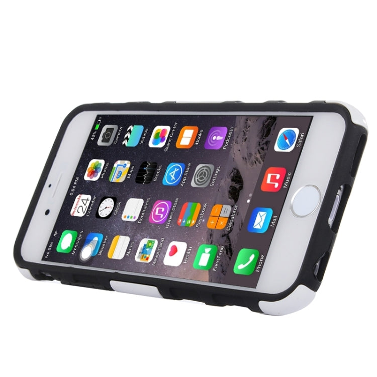 3D Sports Car Pattern PC + TPU Combination Case with Holder for iPhone 6 & 6S