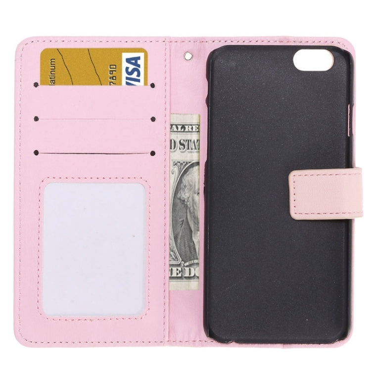 Grid Texture Horizontal Leather Case with Holder & Card Slots & Wallet & Lanyard for iPhone 6 & 6S