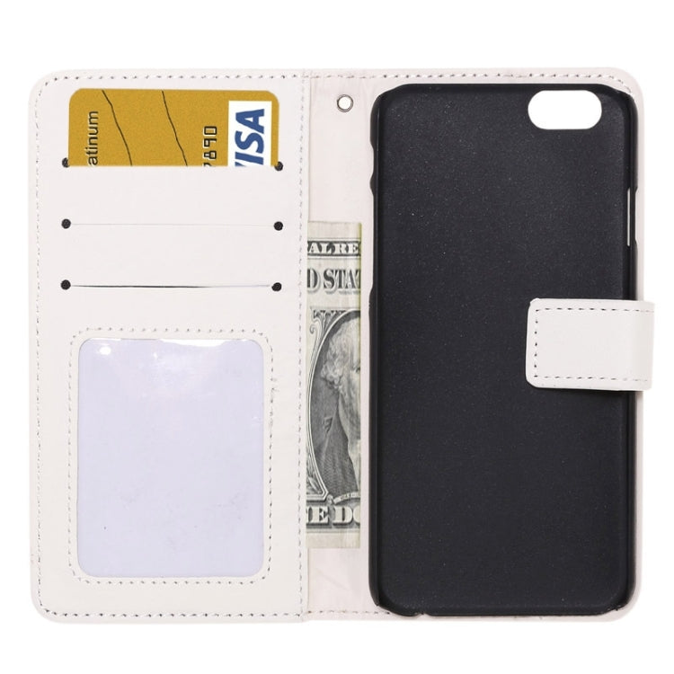 Grid Texture Horizontal Leather Case with Holder & Card Slots & Wallet & Lanyard for iPhone 6 & 6S