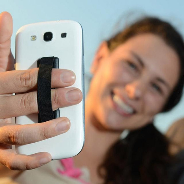 Finger Grip Elastic Band Strap Phone Holder, For iPad, iPhone, Galaxy, Huawei, Xiaomi, LG, HTC and Other Smart Phones