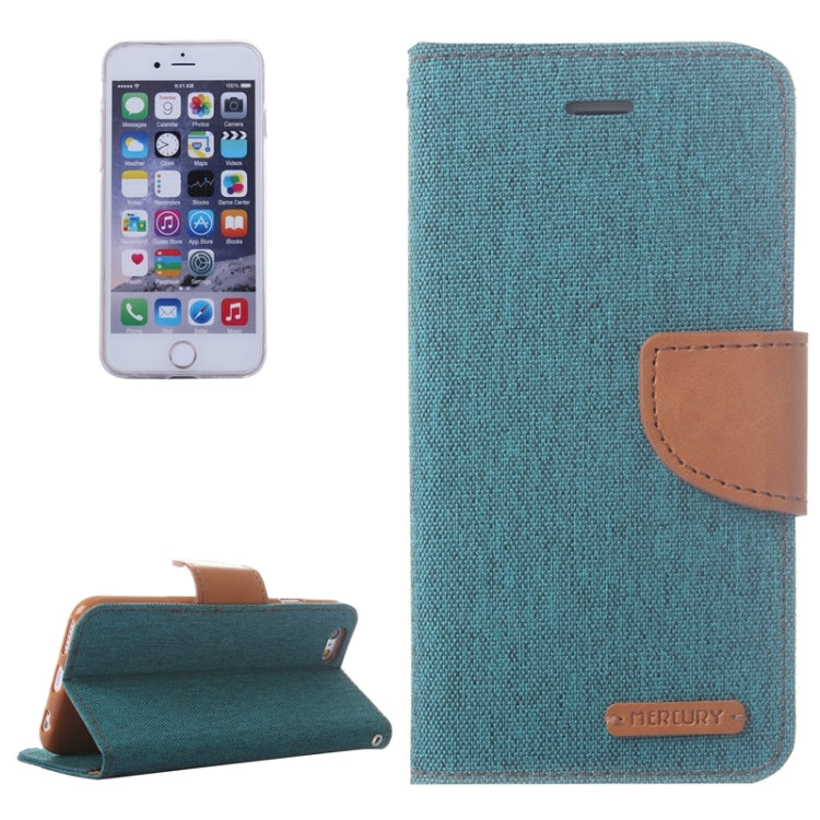 Denim Texture Horizontal Flip Leather Case with Holder & Card Slots & Wallet for iPhone 6 & 6S