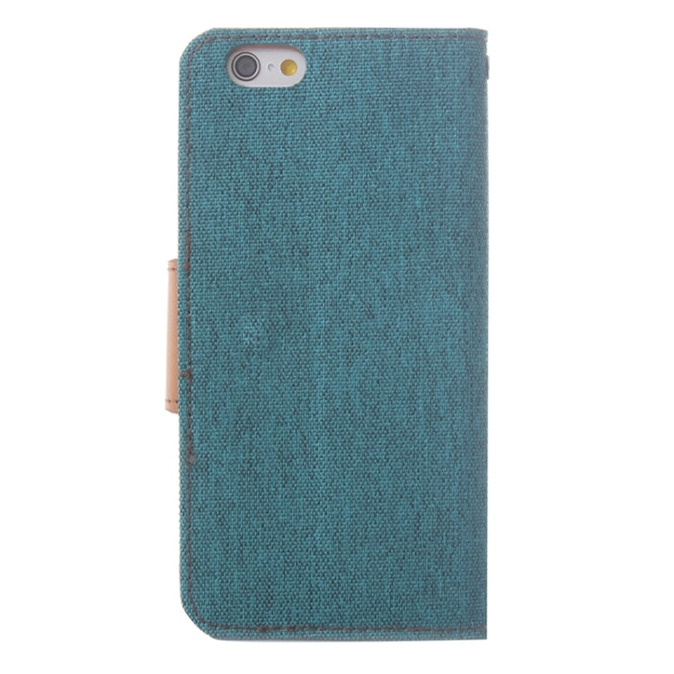 Denim Texture Horizontal Flip Leather Case with Holder & Card Slots & Wallet for iPhone 6 & 6S