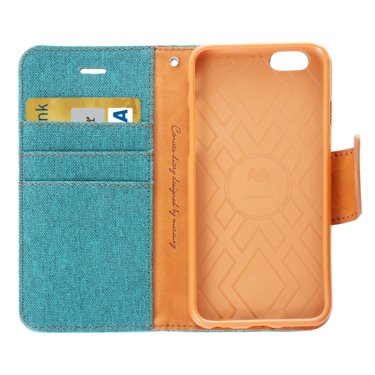 Denim Texture Horizontal Flip Leather Case with Holder & Card Slots & Wallet for iPhone 6 & 6S