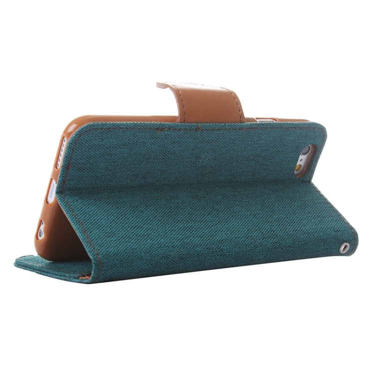 Denim Texture Horizontal Flip Leather Case with Holder & Card Slots & Wallet for iPhone 6 & 6S