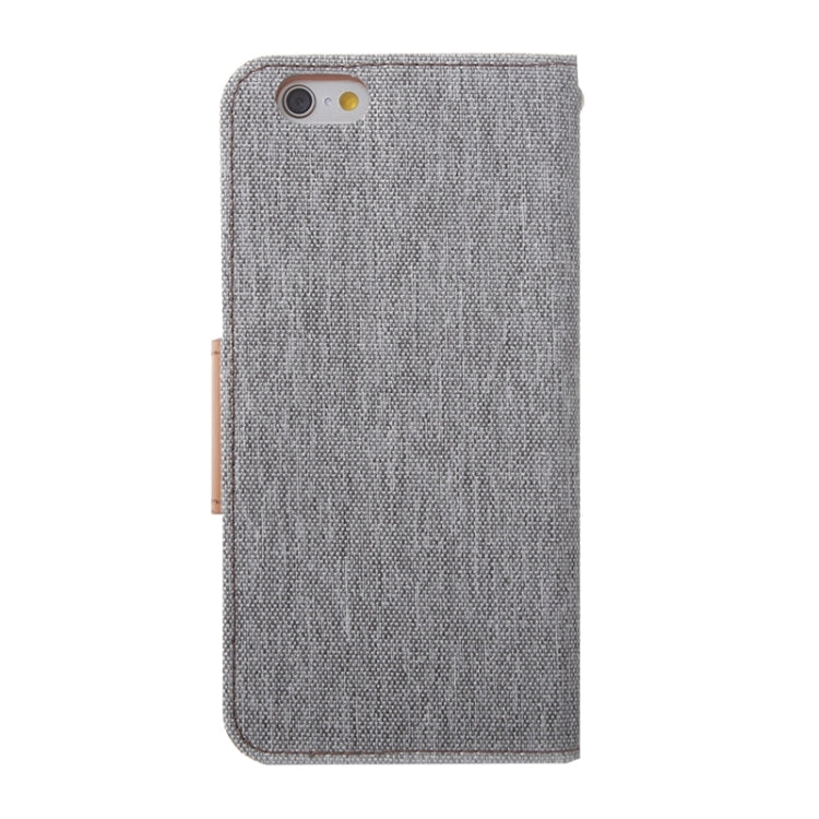 Denim Texture Horizontal Flip Leather Case with Holder & Card Slots & Wallet for iPhone 6 & 6S