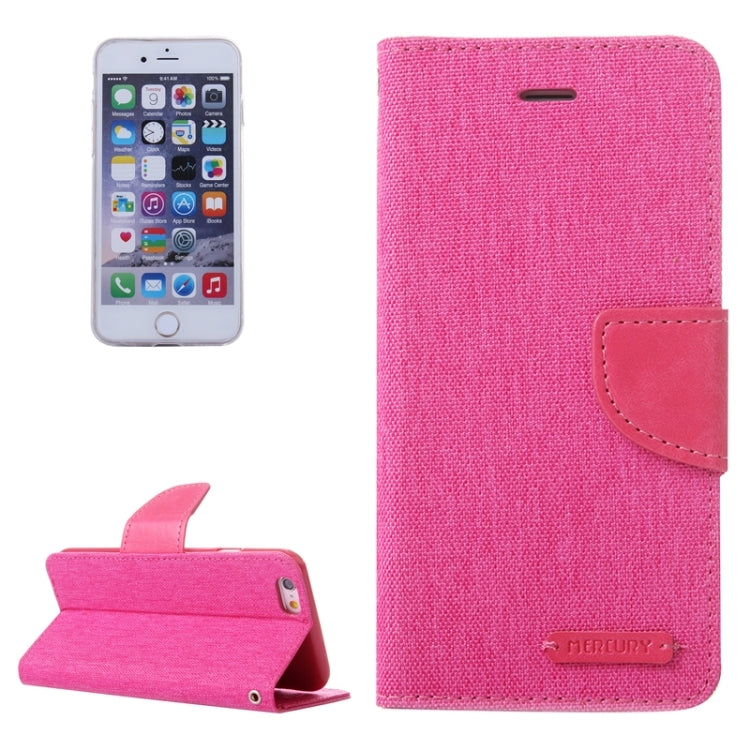 Denim Texture Horizontal Flip Leather Case with Holder & Card Slots & Wallet for iPhone 6 & 6S