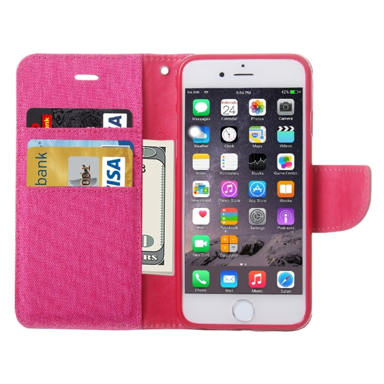 Denim Texture Horizontal Flip Leather Case with Holder & Card Slots & Wallet for iPhone 6 & 6S