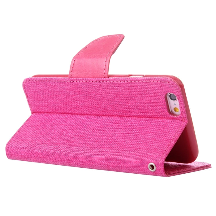 Denim Texture Horizontal Flip Leather Case with Holder & Card Slots & Wallet for iPhone 6 & 6S