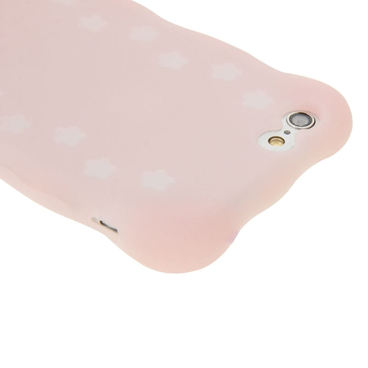 Flowers Pattern Luminous Silicone Case for iPhone 6