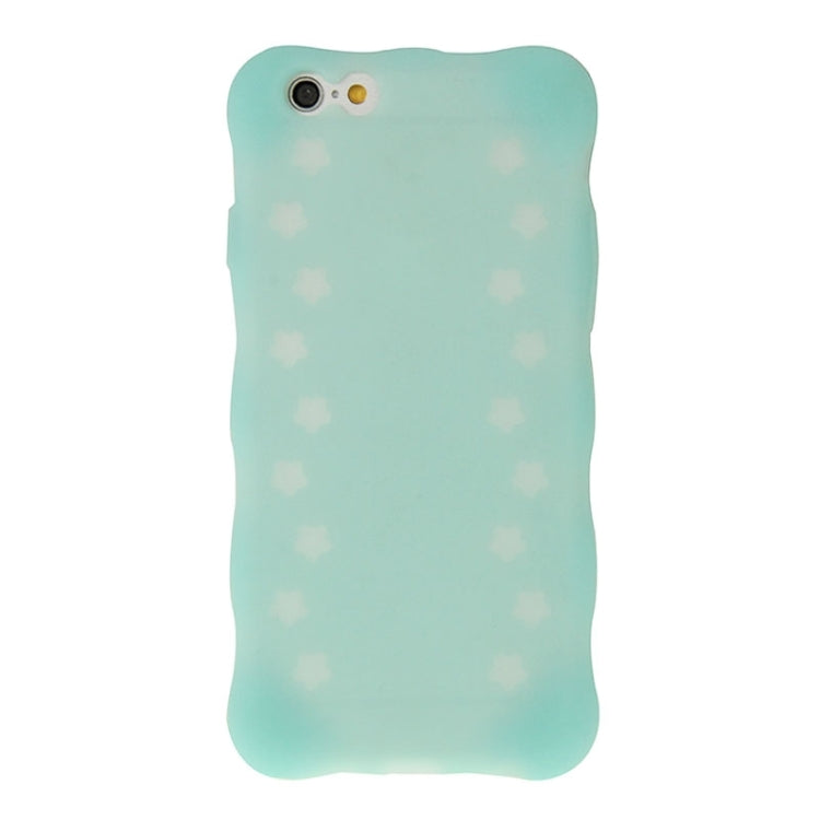 Flowers Pattern Luminous Silicone Case for iPhone 6