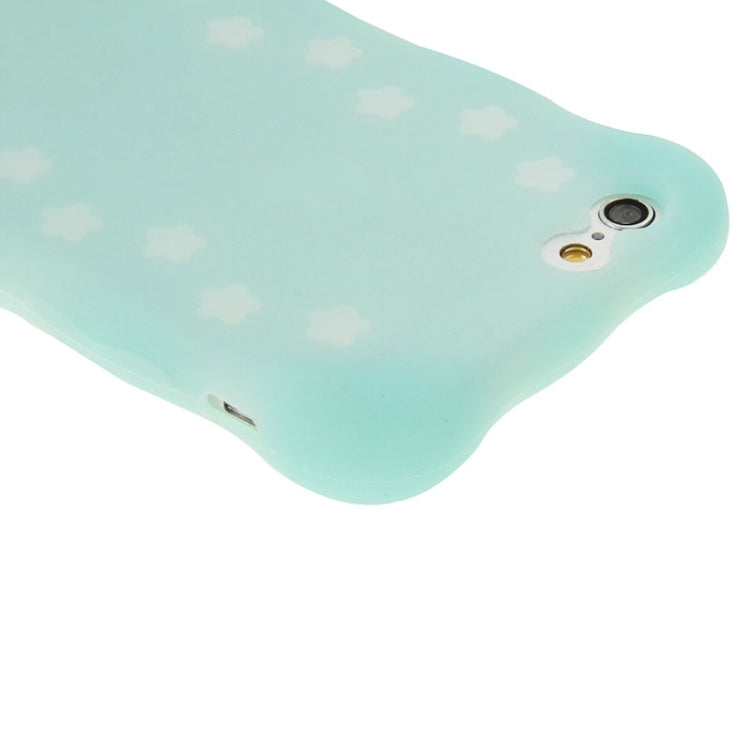 Flowers Pattern Luminous Silicone Case for iPhone 6