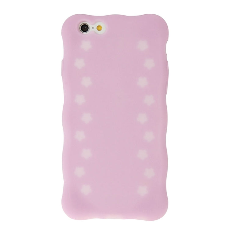 Flowers Pattern Luminous Silicone Case for iPhone 6