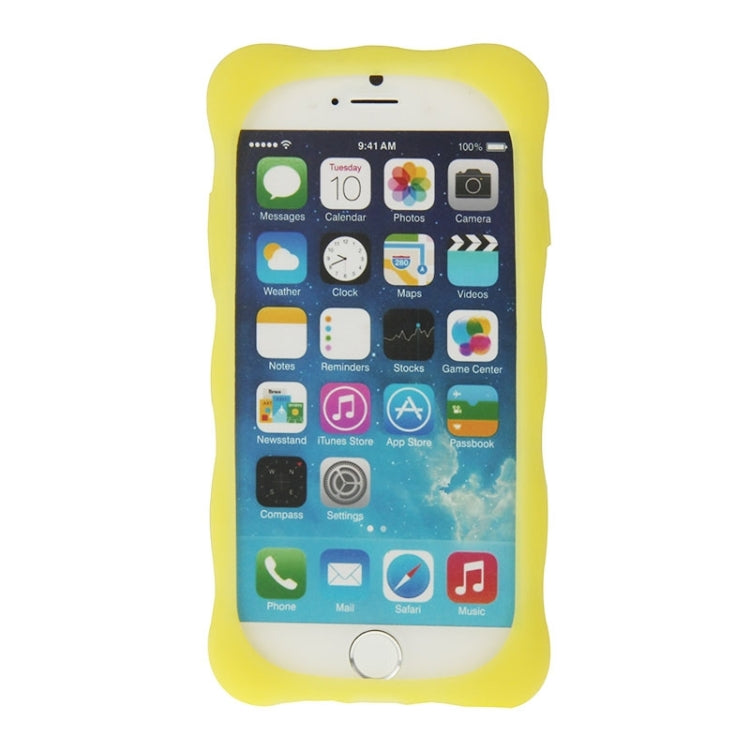 Flowers Pattern Luminous Silicone Case for iPhone 6