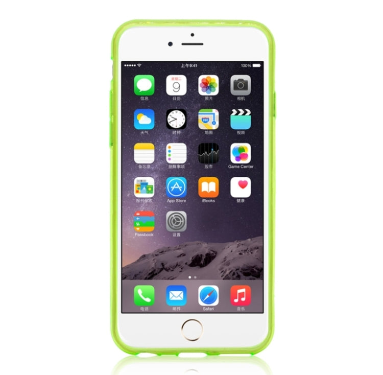 Flower Pattern Diamond Encrusted Ultrathin TPU Protective Case for iPhone 6