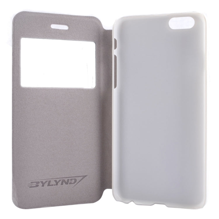 Horizontal Flip Litchi Texture Leather Case with Holder & Caller ID Display for iPhone 6 & 6S