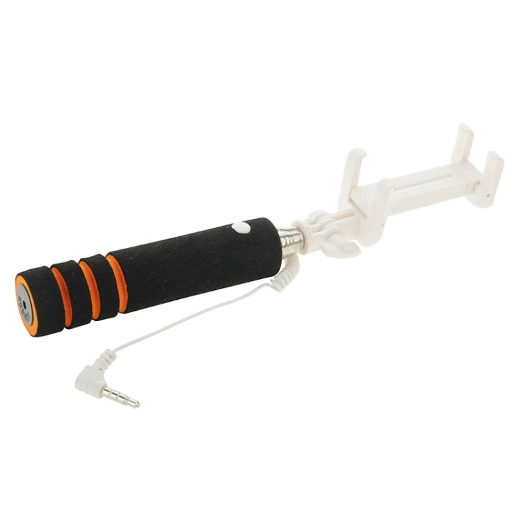 Goshot Q4 Mini Wire Controlled Selfie Stick Monopod Folding Extendable Handheld Holder for iOS & Android Phone, Max Length: 60cm