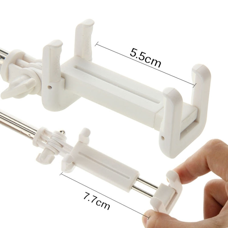 Goshot Q4 Mini Wire Controlled Selfie Stick Monopod Folding Extendable Handheld Holder for iOS & Android Phone, Max Length: 60cm