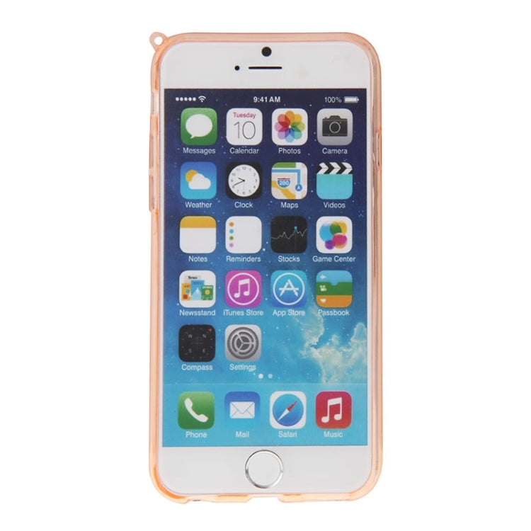 3D Love Heart Pattern TPU Protective Case with Holder & Lanyard for iPhone 6 & 6S