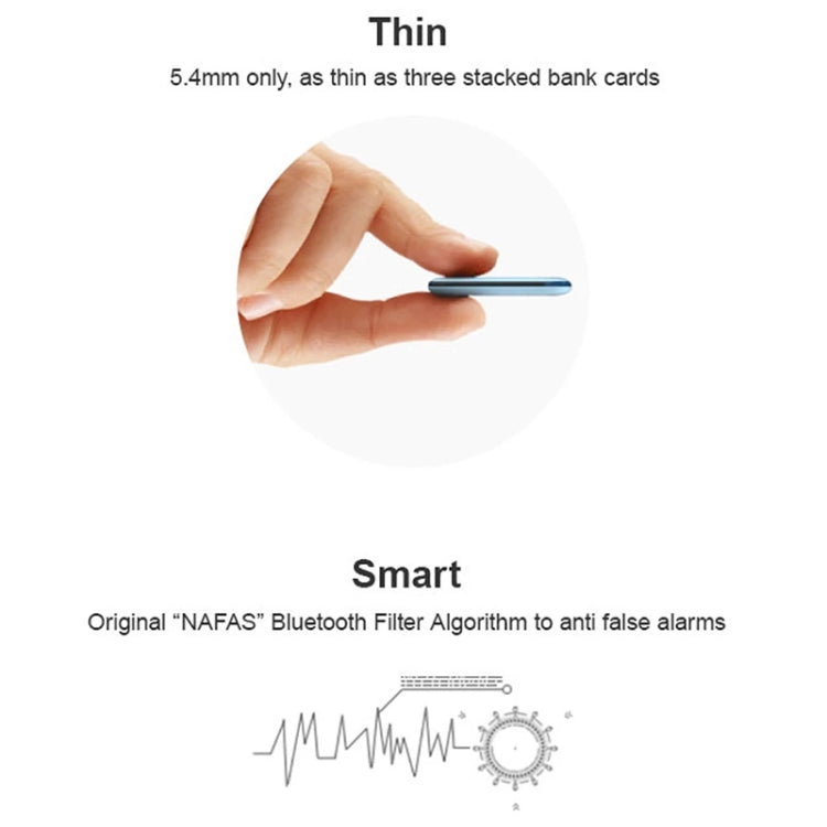 Nut Mini Intelligent Bluetooth 4.0 Anti-lost Tracking Tag Alarm Patch