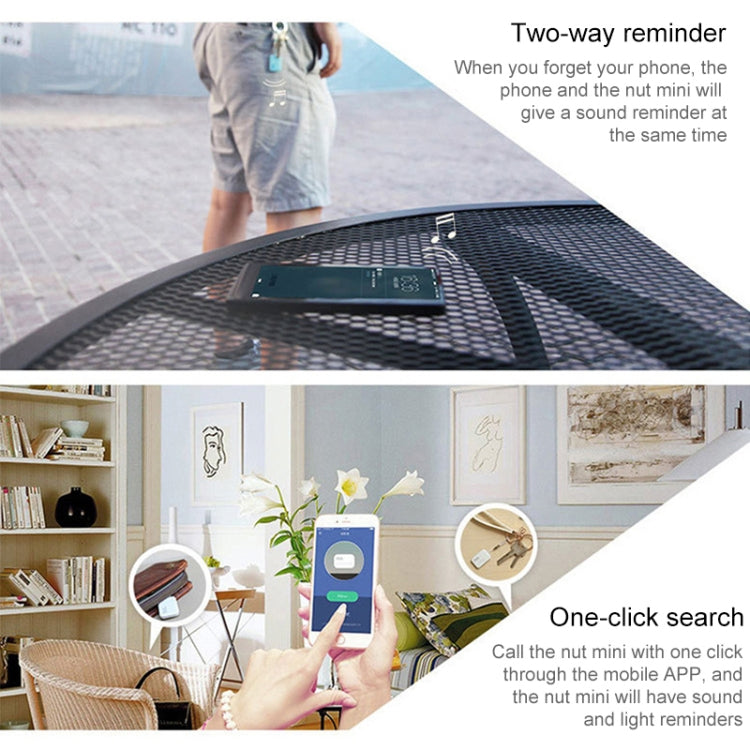 Nut Mini Intelligent Bluetooth 4.0 Anti-lost Tracking Tag Alarm Patch