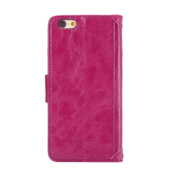 Wax Crazy Horse Texture Horizontal Flip Leather Case with Holder & Card Slots & Wallet & Photo Frame for iPhone 6