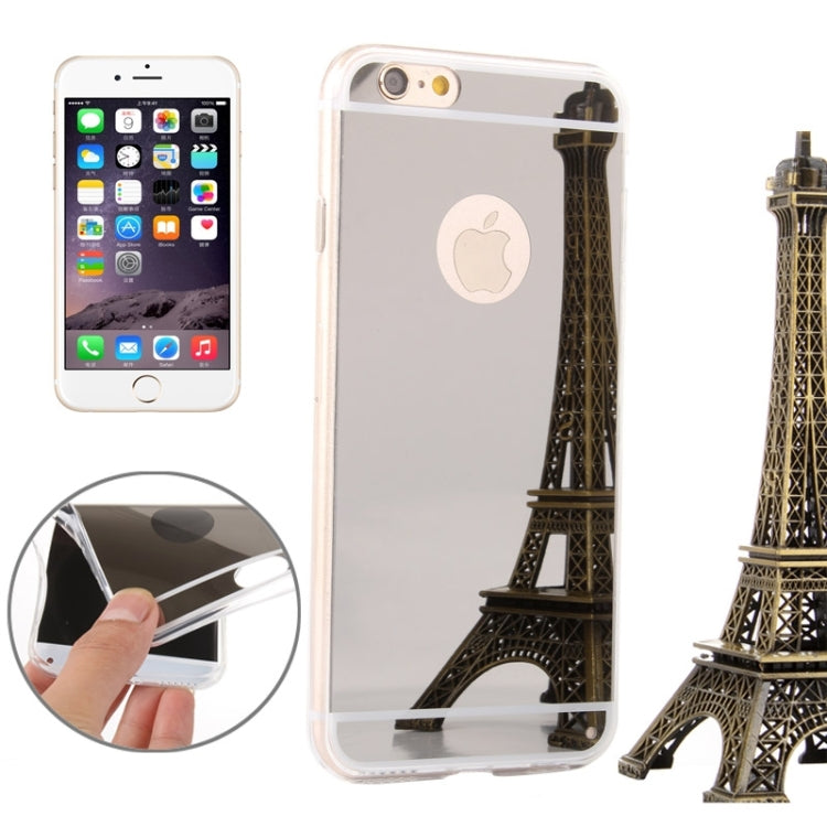 Transparent Edge Mirror TPU Protective Case for iPhone 6 & 6S