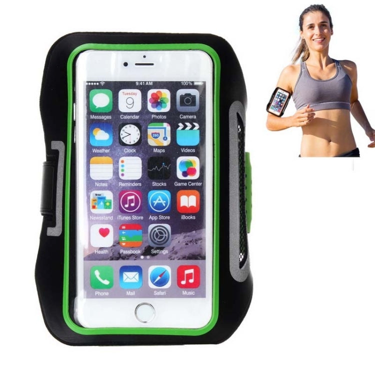 Ultra-Thin Double Buckle Sport Armband Case with Earphone Hole & Key Pocket & Earphone Winder & Card Slot for iPhone 6 & 6s, Galaxy S IV / S III