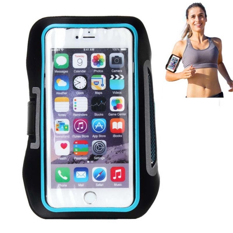 Ultra-Thin Double Buckle Sport Armband Case with Earphone Hole & Key Pocket & Earphone Winder & Card Slot for iPhone 6 & 6s, Galaxy S IV / S III