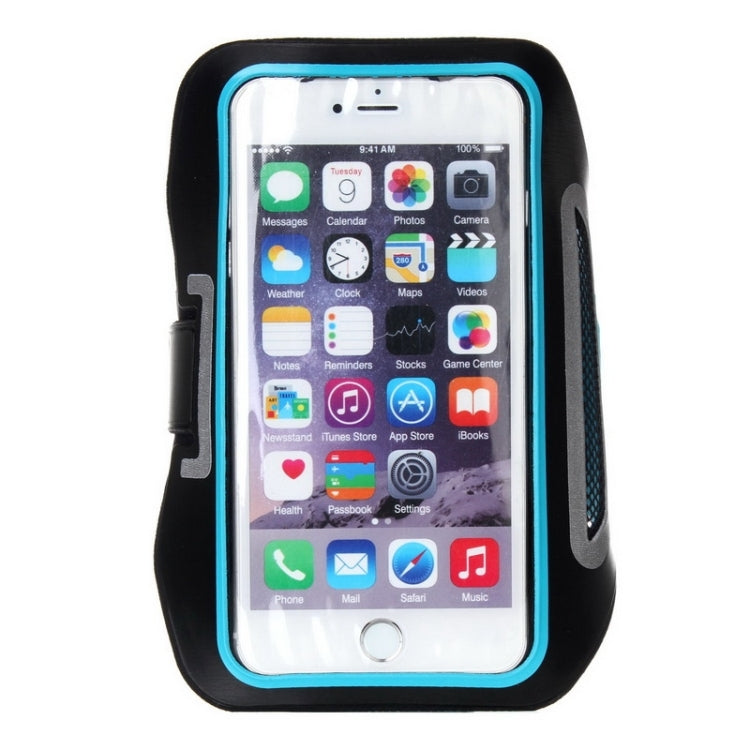 Ultra-Thin Double Buckle Sport Armband Case with Earphone Hole & Key Pocket & Earphone Winder & Card Slot for iPhone 6 & 6s, Galaxy S IV / S III