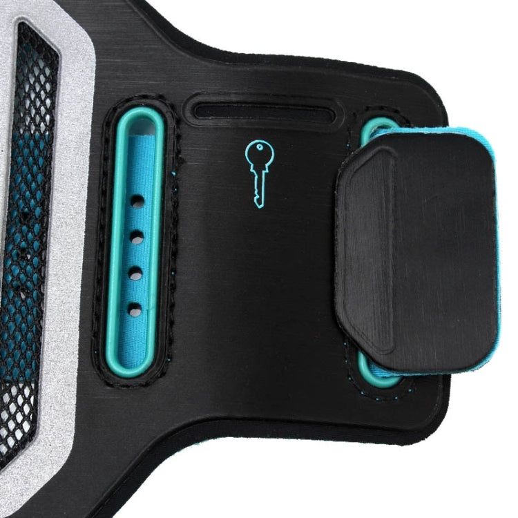 Ultra-Thin Double Buckle Sport Armband Case with Earphone Hole & Key Pocket & Earphone Winder & Card Slot for iPhone 6 & 6s, Galaxy S IV / S III
