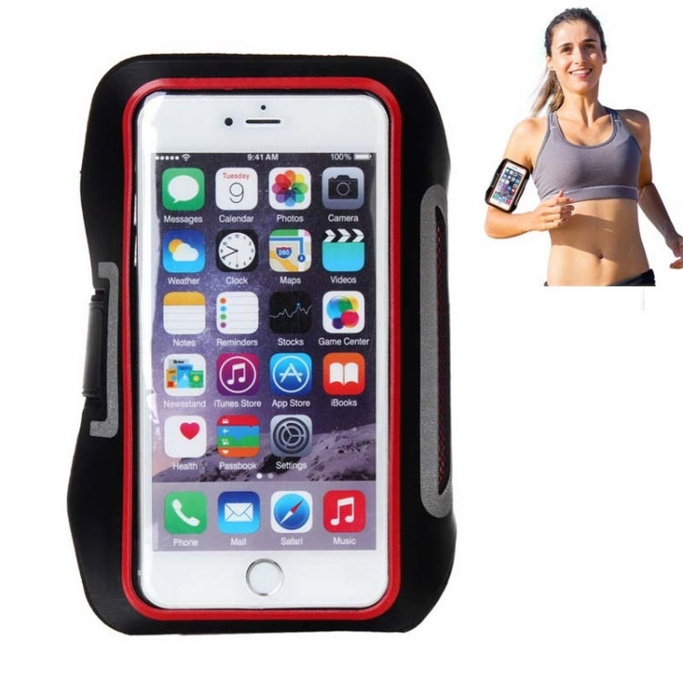 Ultra-Thin Double Buckle Sport Armband Case with Earphone Hole & Key Pocket & Earphone Winder & Card Slot for iPhone 6 & 6s, Galaxy S IV / S III