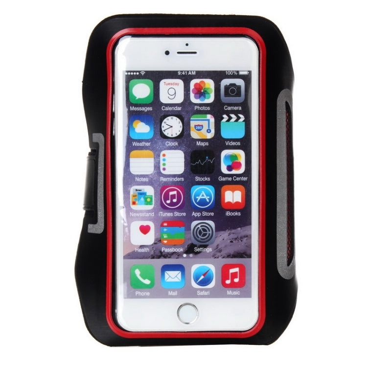 Ultra-Thin Double Buckle Sport Armband Case with Earphone Hole & Key Pocket & Earphone Winder & Card Slot for iPhone 6 & 6s, Galaxy S IV / S III