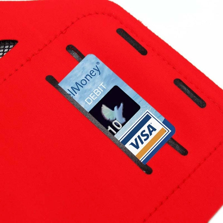 Ultra-Thin Double Buckle Sport Armband Case with Earphone Hole & Key Pocket & Earphone Winder & Card Slot for iPhone 6 & 6s, Galaxy S IV / S III