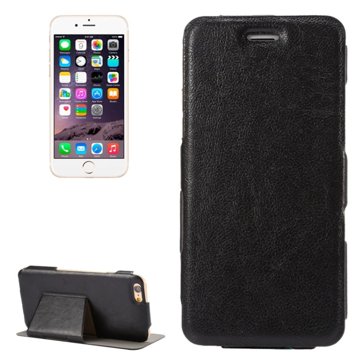 Horizontal Flip Ultra Thin Leather Case with Holder for iPhone 6 & 6S