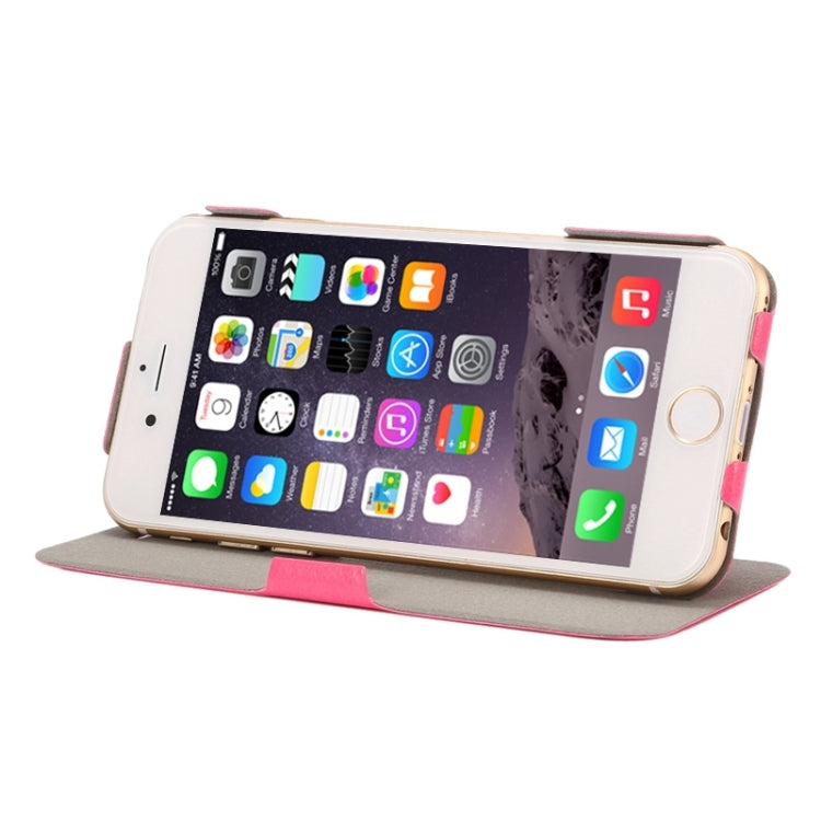 Horizontal Flip Ultra Thin Leather Case with Holder for iPhone 6 & 6S