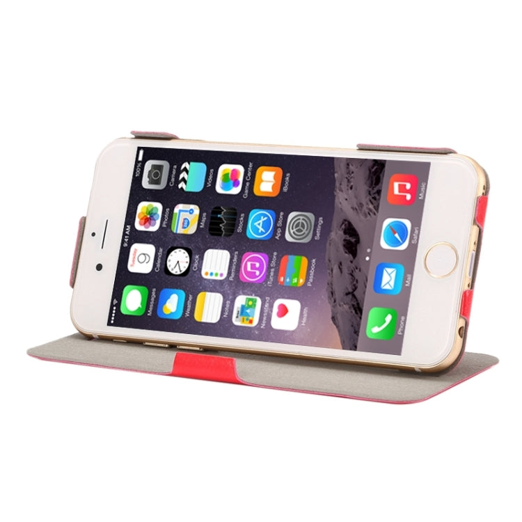 Horizontal Flip Ultra Thin Leather Case with Holder for iPhone 6 & 6S