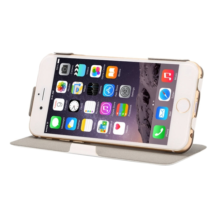 Horizontal Flip Ultra Thin Leather Case with Holder for iPhone 6 & 6S