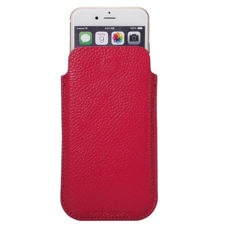4.7 Inch Universal Vertical Style Genuine Leather Case for iPhone 6 & 6S & Galaxy S4 / i9500 & Galaxy SIII