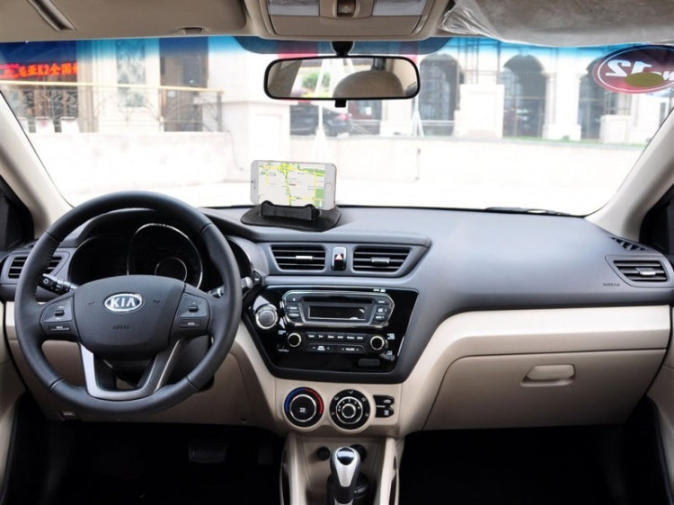 Silicone Windshield Car Mount / Car Holder / Car Smart Stand for iPhone 6 / 6 Plus & Samsung & HTC and Other Mobile Phones & GPS Devices(Black)