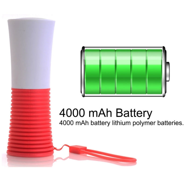UHAPPY UT5 Portable Waterproof Bluetooth Speaker, with 4000mAh Power Bank, Support Hands-free, 3.5mm Audio Jack