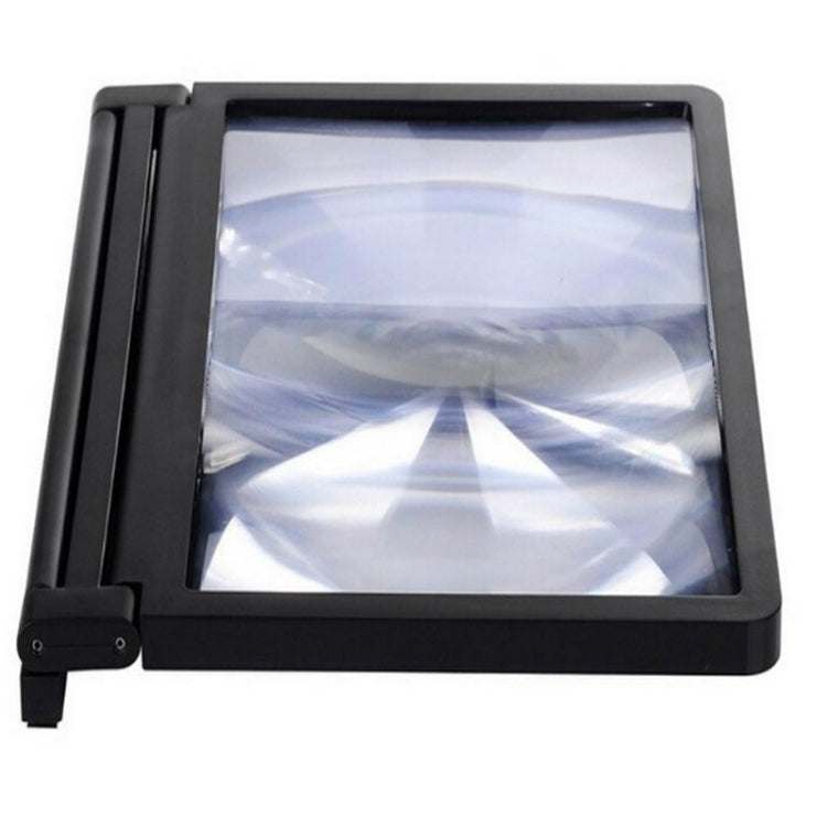 X1 8.0 inch 3X-5X Magnification Angle-Adjustable Eyeshield 3D Video Mobile Screen Magnifier, Size:18.0 cm x 14.2 cm x 1.5 cm