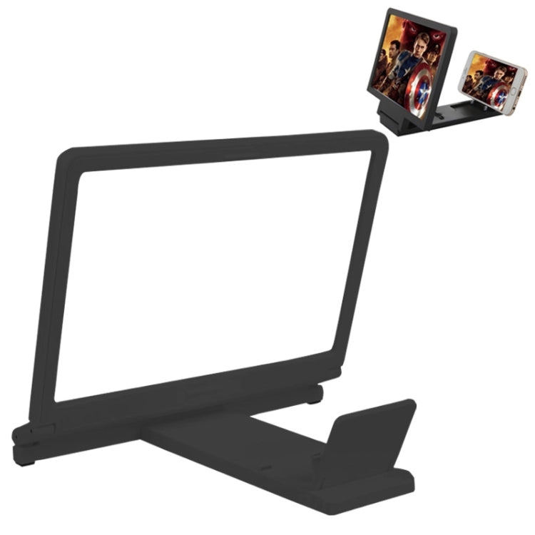 X1 8.0 inch 3X-5X Magnification Angle-Adjustable Eyeshield 3D Video Mobile Screen Magnifier, Size:18.0 cm x 14.2 cm x 1.5 cm