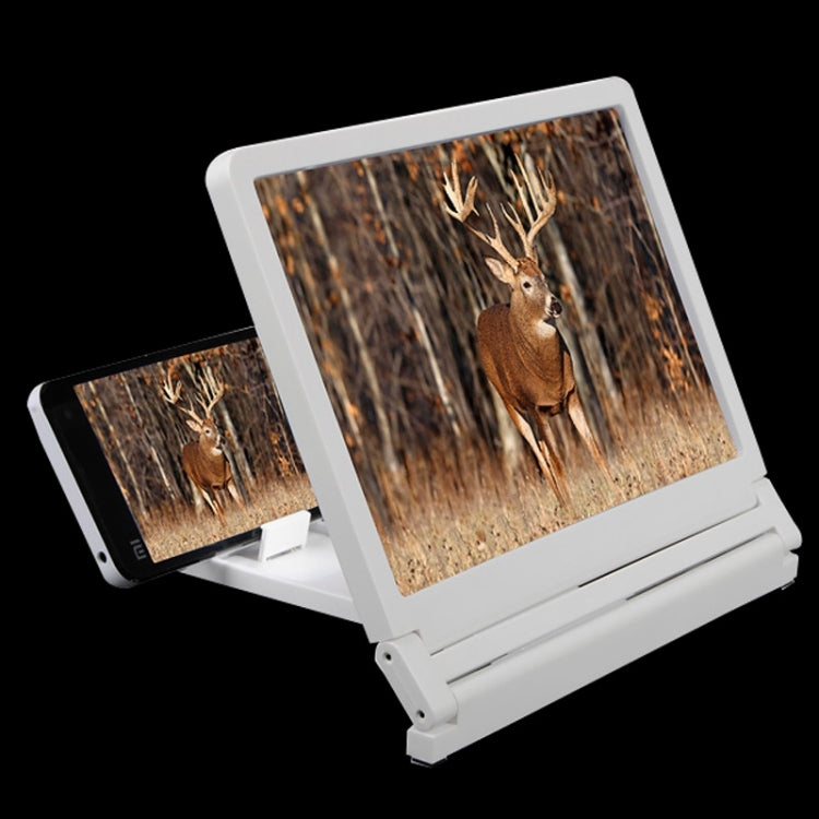 X1 8.0 inch 3X-5X Magnification Angle-Adjustable Eyeshield 3D Video Mobile Screen Magnifier, Size:18.0 cm x 14.2 cm x 1.5 cm