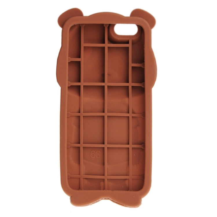 3D Bear Pattern Silicone Case for iPhone 6