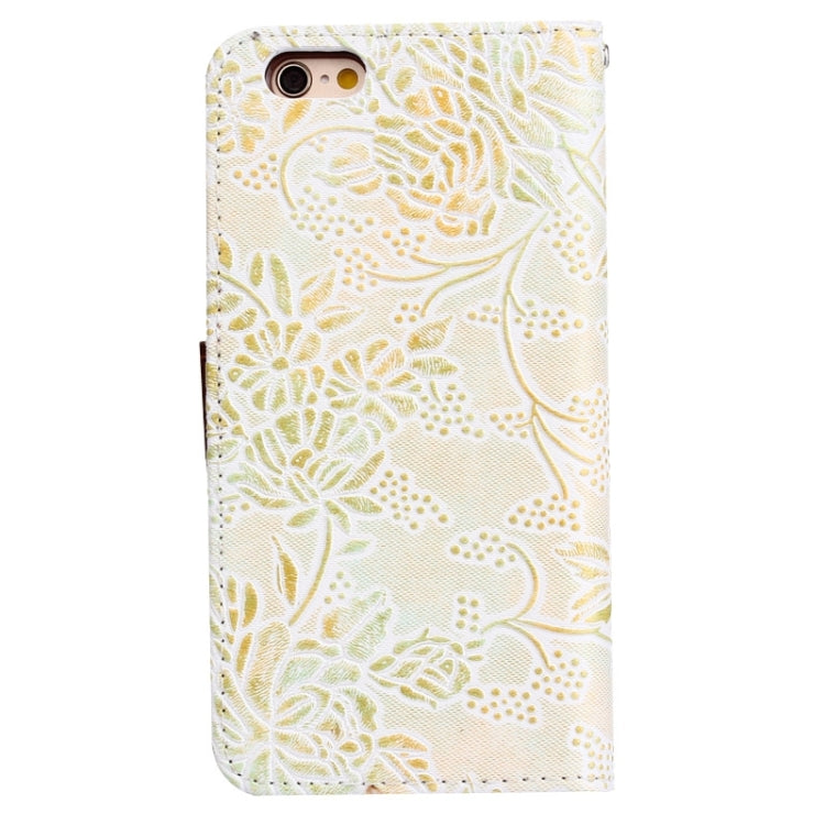 Grape Texture Horizontal Flip Leather Case with Card Slots & Holder for iPhone 6