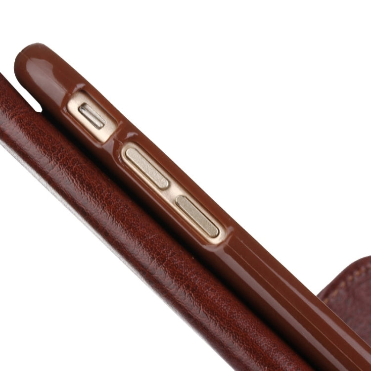 Grape Texture Horizontal Flip Leather Case with Card Slots & Holder for iPhone 6